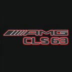 MERCEDES BENZ  CLS 63 AMG  LOGO PROJECTOT LIGHTS  (quantity 1 = 1 sets/2 door lights)Nr.03f013