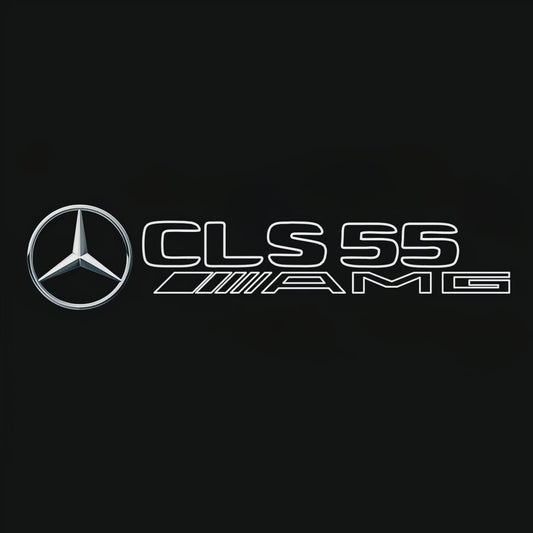 MERCEDES BENZ  CLS 55 AMG LOGO PROJECTOT LIGHTS  (quantity 1 = 1 sets/2 door lights)Nr.03f09