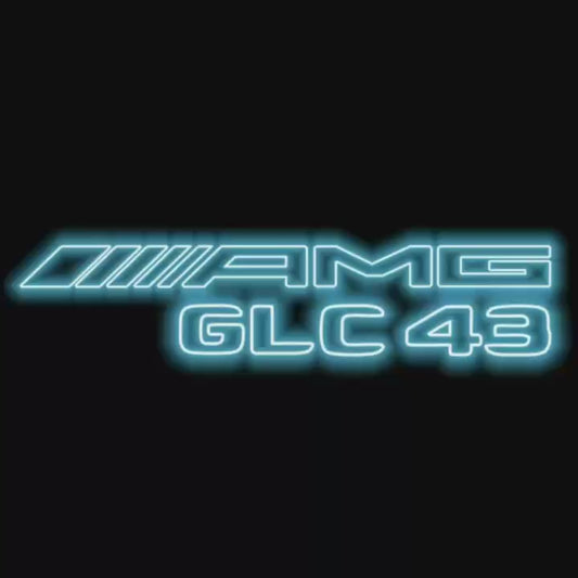 MERCEDES BENZ GLC 43 AMG LOGO PROJECTOR LIGHTS  (quantity 1 = 1 sets/2 door lights)Nr.03f029