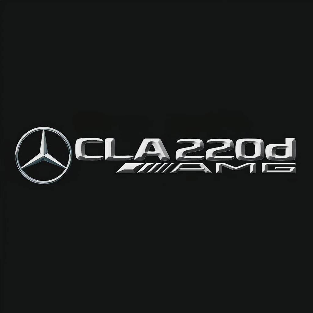 MERCEDES BENZ CLA 220d AMG LOGO PROJECTOT LIGHTS  (quantity 1 = 1 sets/2 door lights)Nr.03f020