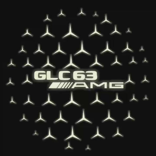 MERCEDES BENZ GLC 63 AMG LOGO PROJECTOR LIGHTS  (quantity 1 = 1 sets/2 door lights)Nr.03f032