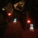 AUDI S8 LOGO PROJECTOT LIGHTS Nr.29  (quantity 1 = 2 Logo Films /2 door lights）