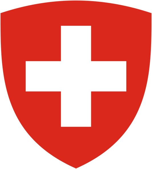 Switzerland Schweizerische National Flag  logo door lights (quantity 1 = 1 sets / 2 logo film /