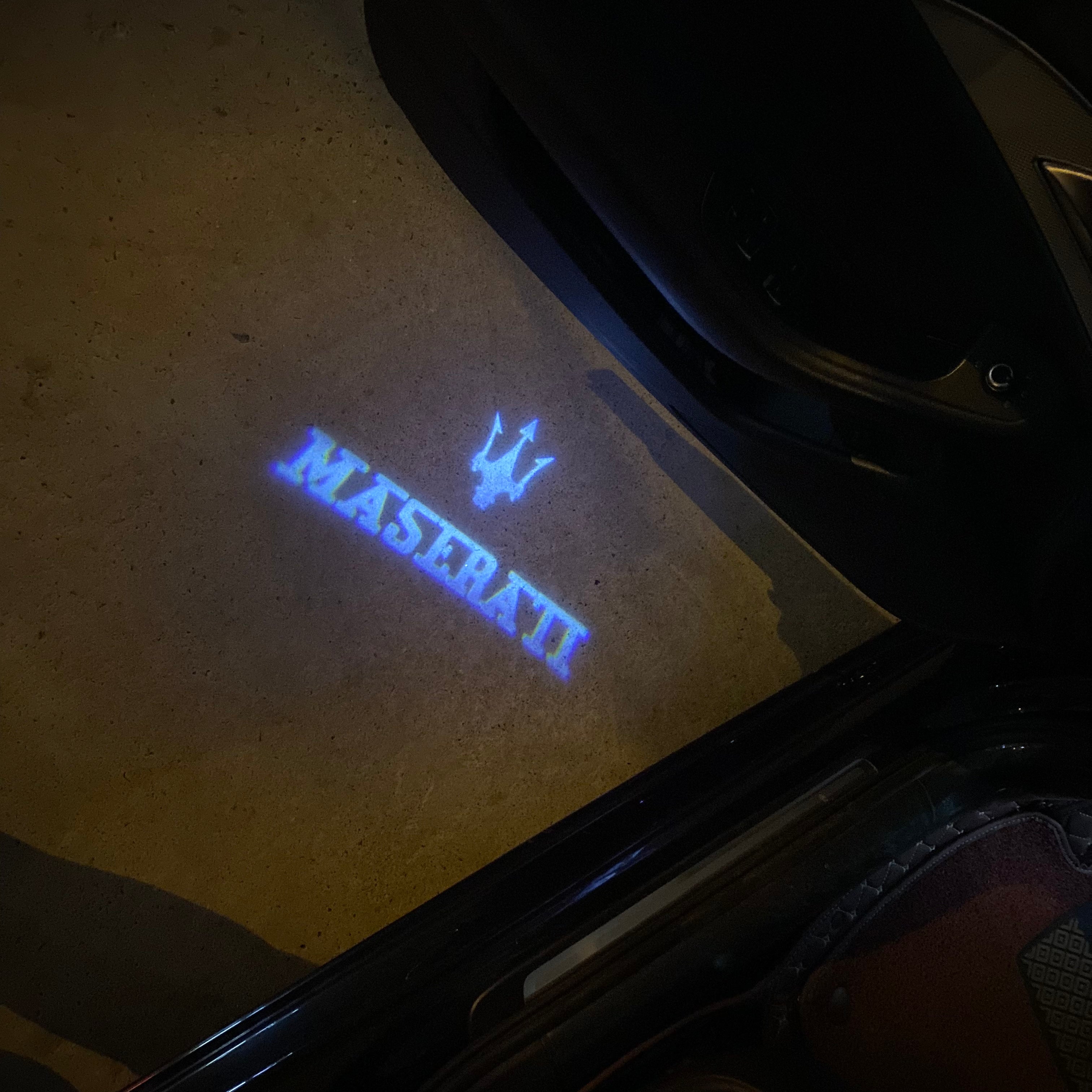 Maserati Original LOGO PROJECROTR LIGHTS Nr.35 (quantity 1 = 1 sets/2 door lights)