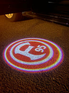 Fußball CLUB Logo Nr.258 (Menge 1 = 2 Logofilme /2 Türleuchten)