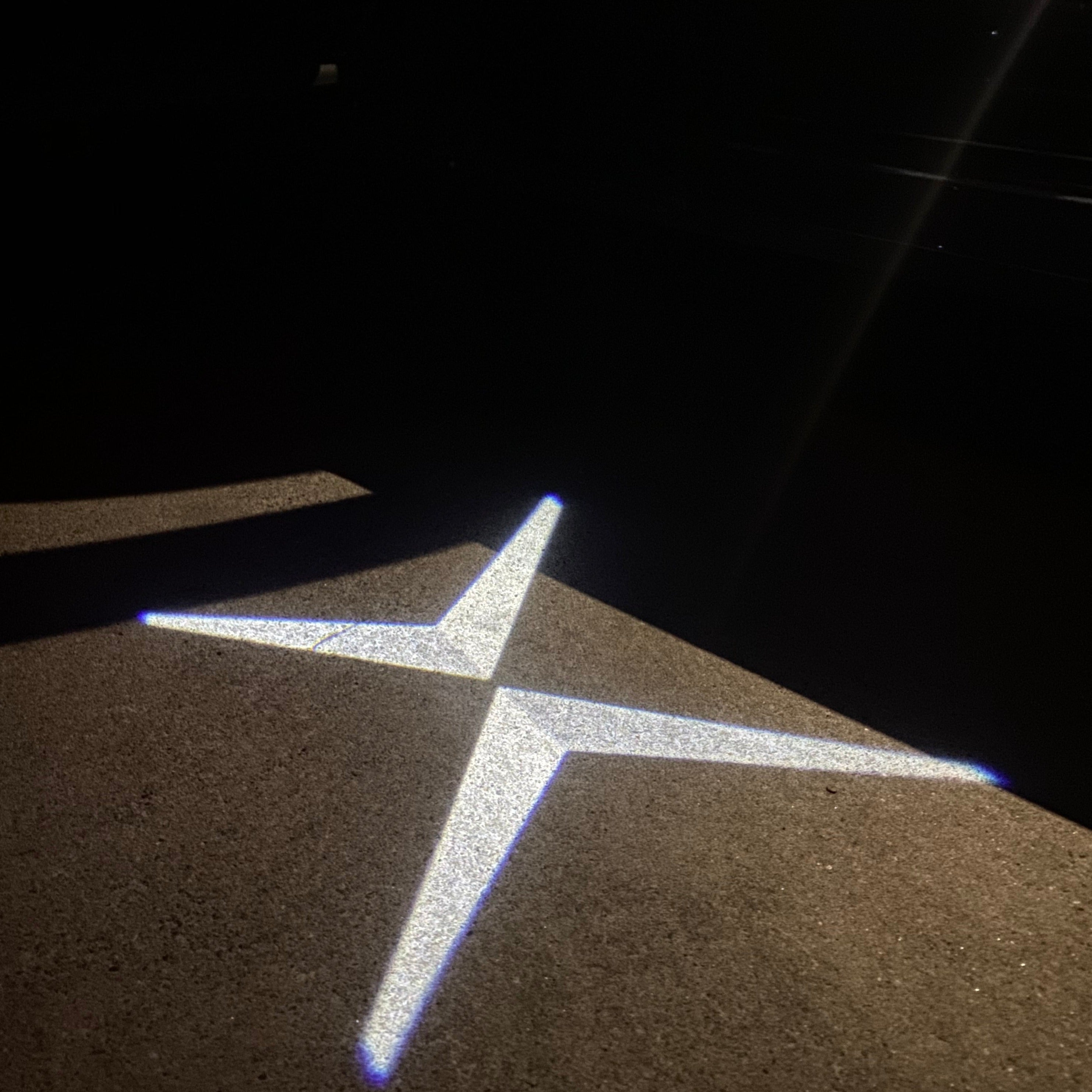 POLESTAR  LOGO PROJECROTR LIGHTS Nr.70 (quantity  1 =  2 Logo Film /  2 door lights)