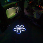 SKODA ORIGINAL  LOGO PROJECTOR LIGHTS Nr. 02 (quantity  1 =  2 Logo Film /  2 door lights)