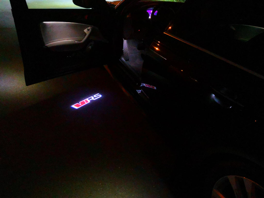 Skoda VRS logo Project LAMP No. 29 (quantity 1 = 2 logo Film / 2 door LAMP)