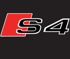 AUDI S4 LOGO PROJECTOT LIGHTS Nr.19  (quantity 1 = 2 Logo Films /2 door lights）