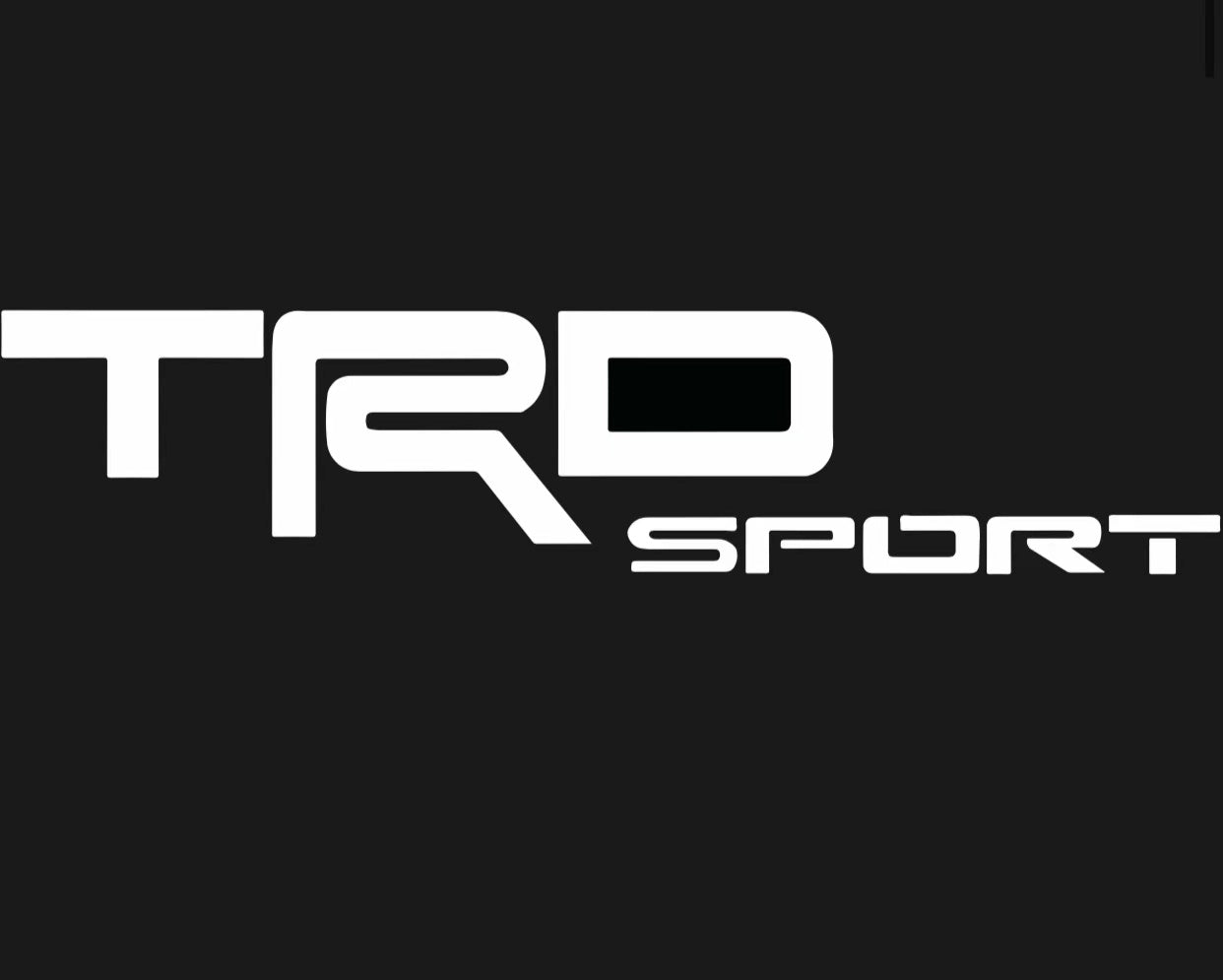 TRD  LOGO PROJECROTR LIGHTS Nr.03 (quantity 1 = 1 sets/2 door lights)