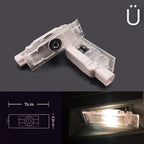Alfa Romeo WHITE COLOR LOGO PROJECTOT LIGHTS Nr.02 (quantity  1 =  2 Logo Film /  2 door lights)