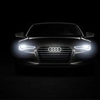 AUDI Front Grill Logo LED with dznamic indicator black color 28.8CM