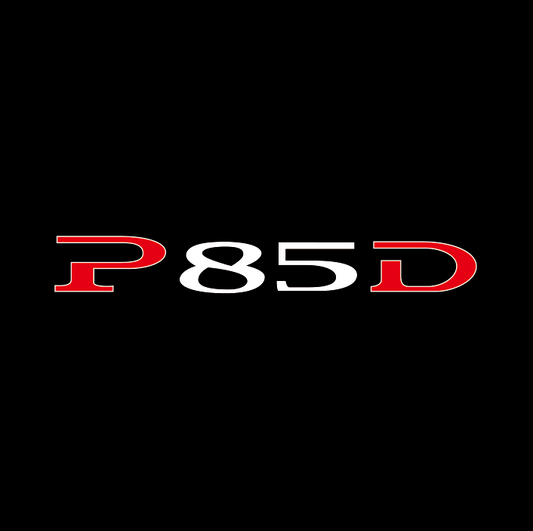 TESLA P85D LOGO PROJECROTR LIGHTS Nr.1529  (quantity  1 =  2 Logo Film /  2 door lights)