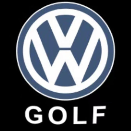 Volkswagen Door lights GOLF Logo  Nr. 0201 (quantity 1 = 2 Logo Films /2 door lights）