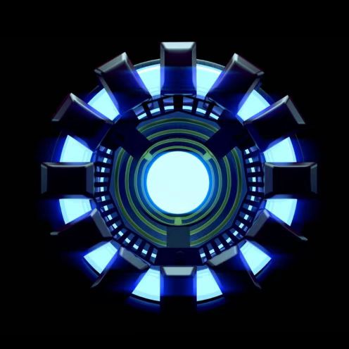 Iron Man Logo Nr.214 (Menge 1 = 2 Logofilme /2 Türleuchten)