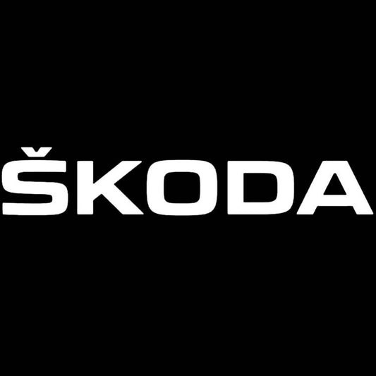 SKODA ORIGINAL LOGO PROJECTOT LIGHTS Nr.89 (quantity  1 =  2 Logo Film /  2 door lights)