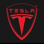 TESLA LOGO PROJECROTR LIGHTS Nr.1507 (quantity  1 =  2 Logo Film /  2 door lights)