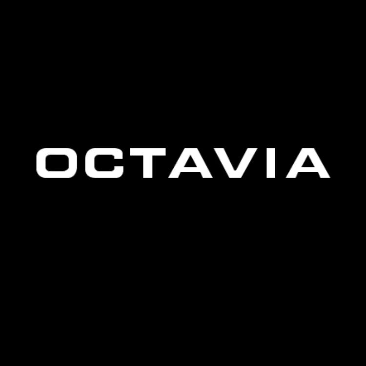 SKODA OCTAVIA LOGO LIGHTS Nr.108 (cantidad 1 = 2 logo película / 2 luces de puerta)