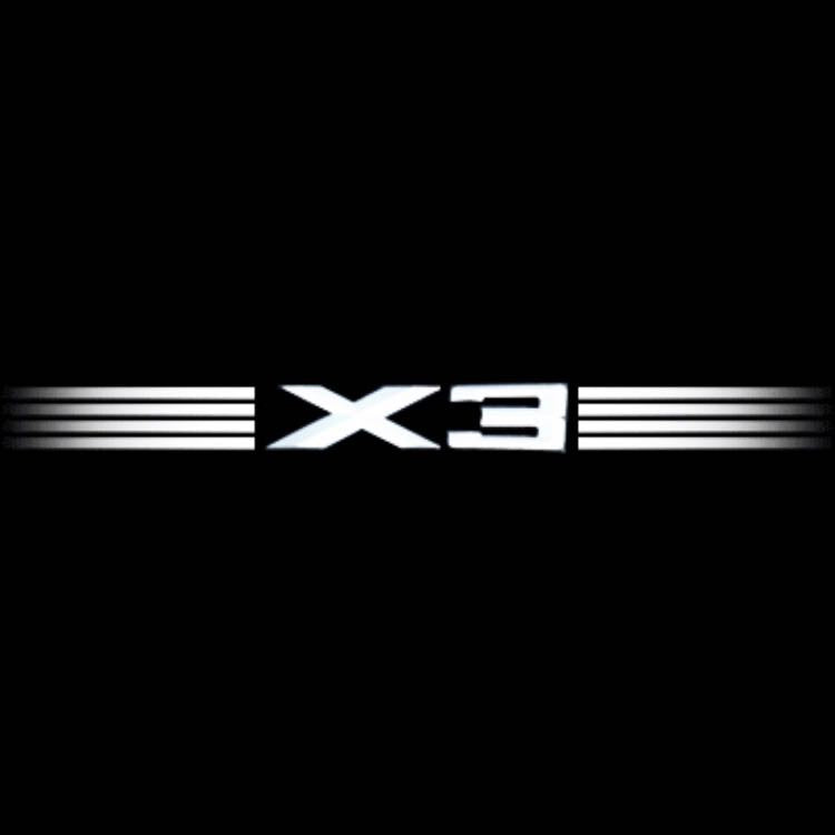 بي ام دبليو X3 LOGO PROJECTOT أضواء Nr.21 (كمية 1 = 1 مجموعات / 2 أضواء الباب)