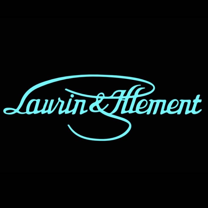 SKODA Laurin&klement LOGO LOGO PROJECTOT LIGHTS Nr.19 (quantità 1 = 2 Logo Films /2 luci porta)
