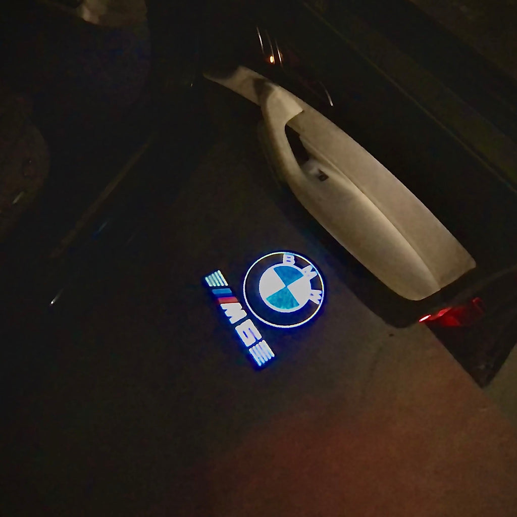 BMW M6 LOGO PROJECTOR LIGHTS Nr.04 (الكمية 1 = 1 مجموعة / 2 أضواء باب)