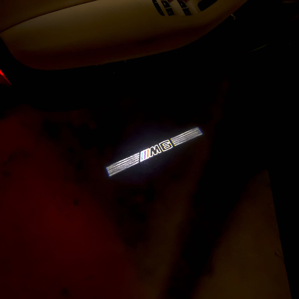 BMW M6 LOGO PROJECTOT LIGHTS Nr.04 (Menge 1 = 1 Sets/2 Türleuchten)