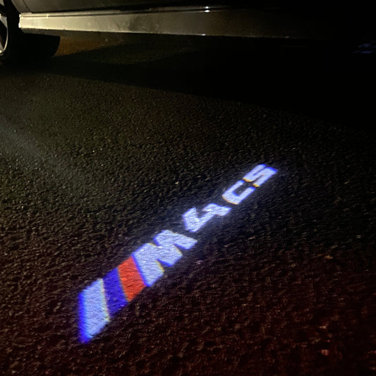 BMW  M4 CS  LOGO PROJECTOT LIGHTS Nr.6027 (quantity 1 = 1 sets/2 door lights)