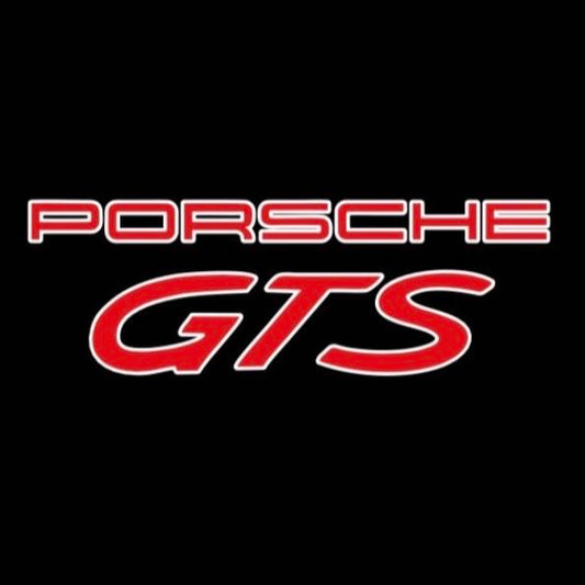PORSCHE GT  LOGO PROJECTOT LIGHTS Nr.8098(quantity  1 =  2 Logo Film /  2 door lights)