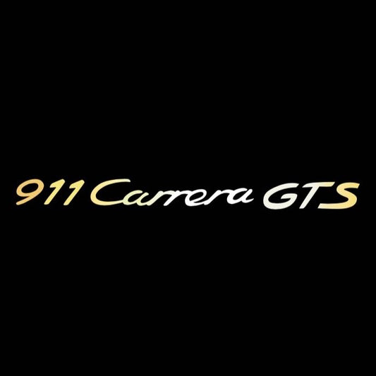 PORSCHE Carrera  LOGO PROJECTOT LIGHTS Nr.8087 (quantity  1 =  2 Logo Film /  2 door lights)