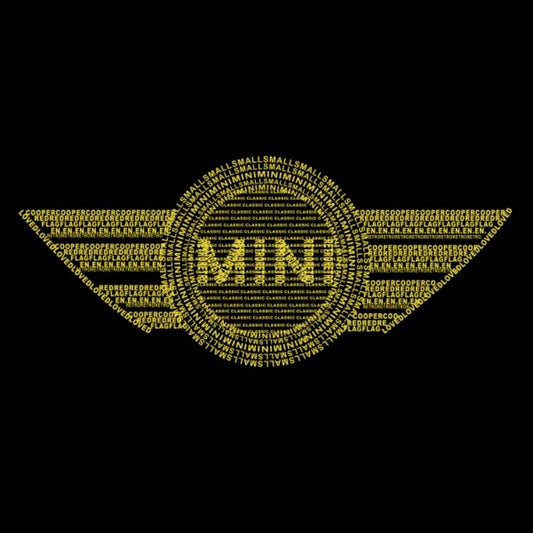 MINI ORIGINAL LOGO PROJECROTR LIGHTS Nr.60 (quantity  1 =  2 Logo Film /  2 door lights)