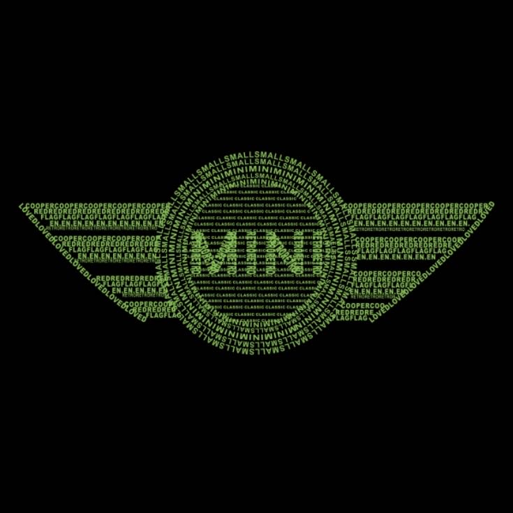 MINI ORIGINAL LOGO PROJECROTR LIGHTS Nr.58 (quantity  1 =  2 Logo Film /  2 door lights)