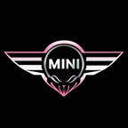 MINI ORIGINAL LOGO PROJECROTR LIGHTS Nr.13 (quantity  1 =  2 Logo Film /  2 door lights)