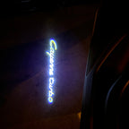 PORSCHE  Cayenne TURBO LOGO PROJECTOT LIGHTS Nr.39 (quantity  1 =  2 Logo Film /  2 door lights)