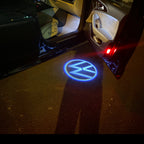 Volkswagen Door lights Original Logo  Nr. 162 ( quantity 1 = 2 logo film / 2 door lights)