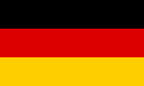Logo du drapeau national de l'Allemagne Deutschland (quantité 1 = 1 ensembles / 2 films de logo / peut remplacer les lumières d'autres logos)