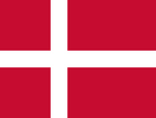 Dänemark Danmark National Flag Logo (Anzahl 1 = 1 Sätze / 2 Logo Film / Kann Lichter anderer Logos ersetzen)
