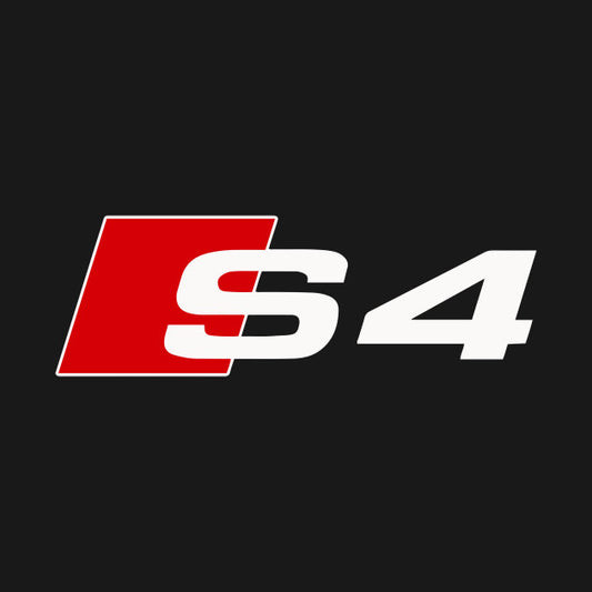 AUDI S4 LOGO PROJECTOT LIGHTS Nr.25 (quantity 1 = 2 Logo Films /2 door lights）