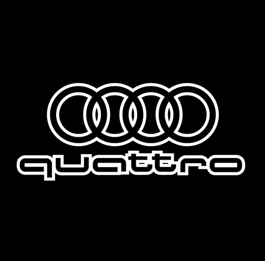 AUDI QUATTRO LOGO PROJECTOT LIGHTS Nr.3729