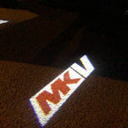 Volkswagen Door lights MK5  Logo  Nr 103   (quantity 1 = 2 Logo Films /2 door lights）