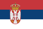 Serbien Република Србија Nationalflaggenlogo (Anzahl 1 = 1 Sätze / 2 Logofilme / Kann Lichter anderer Logos ersetzen)