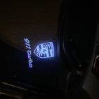PORSCHE 911 LOGO PROJECTOT LIGHTS Nr.81 (quantity  1 =  2 Logo Film /  2 door lights)