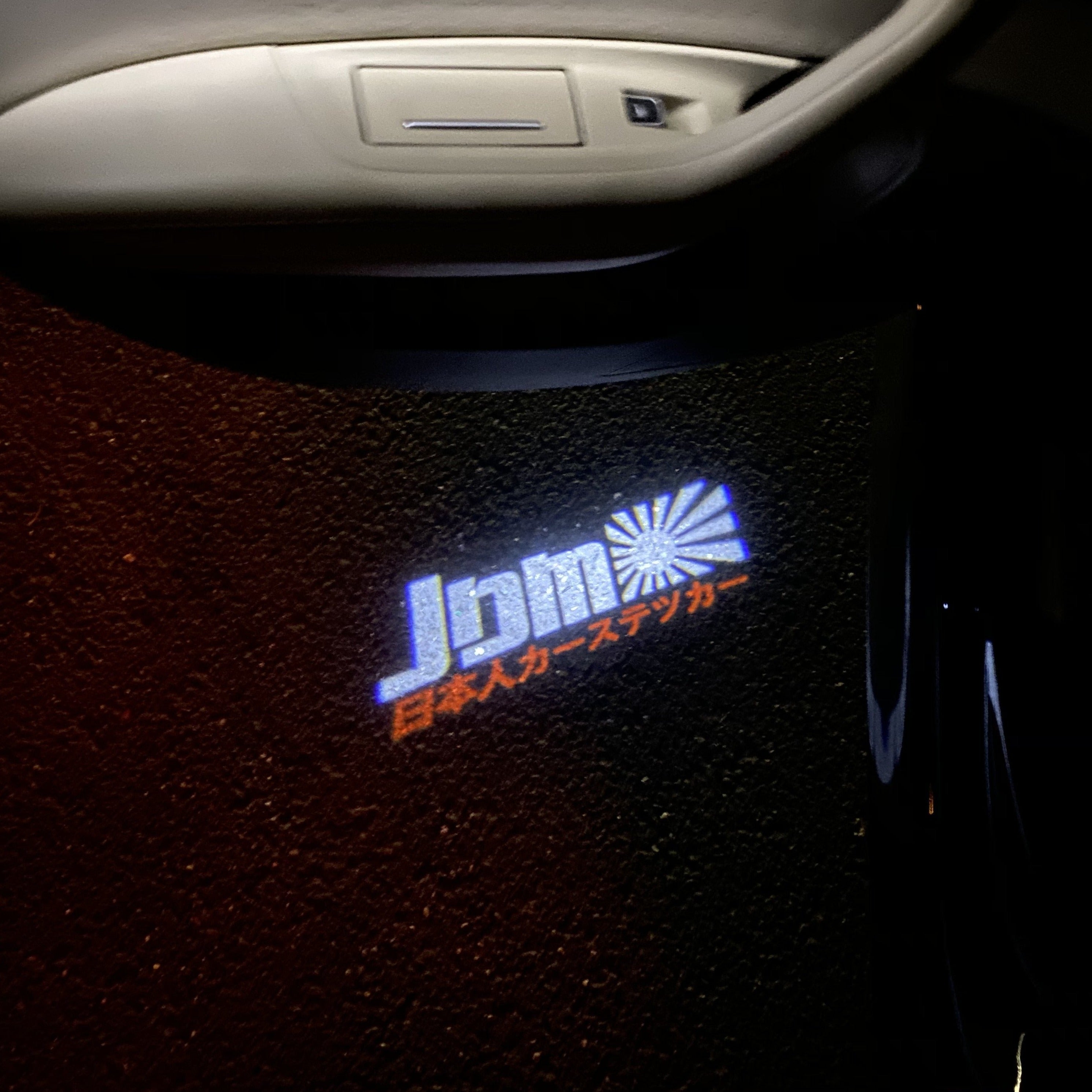 JDM LOGO PROJECTOT LIGHTS Nr.08 (quantity 1 = 1 sets/2 door lights)