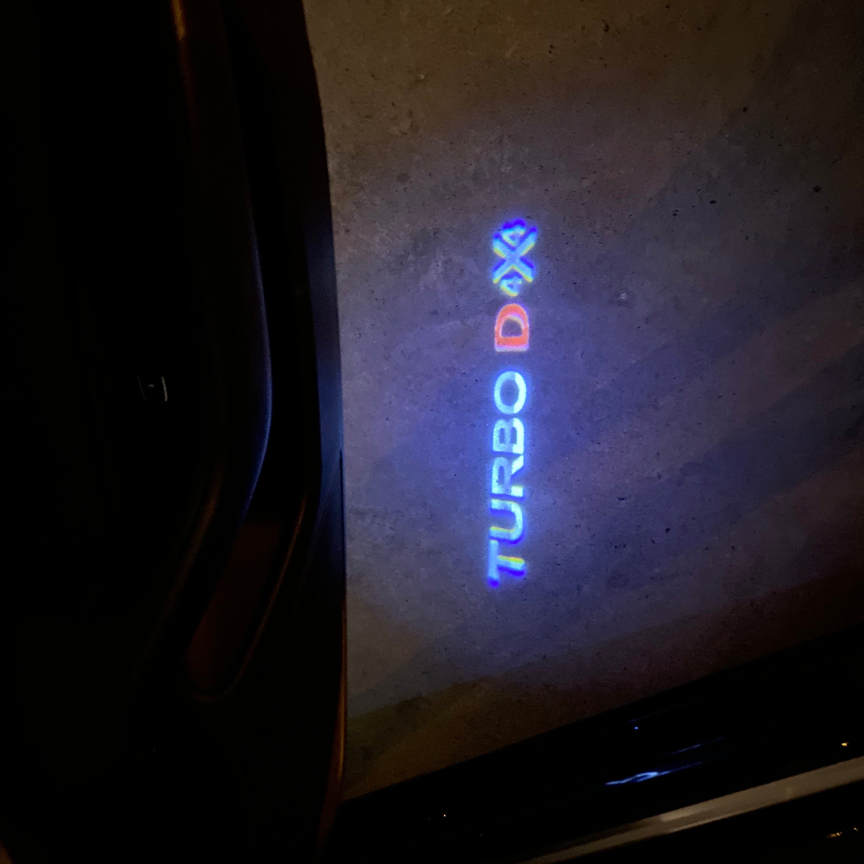 Opel Insignia TURBO  LOGO PROJECROTR LIGHTS Nr.1420 (quantity 1 = 1 sets/2 door lights)