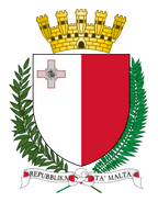 Malta Repubblika ta 'Malta National Flag logo (الكمية 1 = 1 مجموعة / 2 شعار فيلم / يمكن استبدال أضواء الشعارات الأخرى)