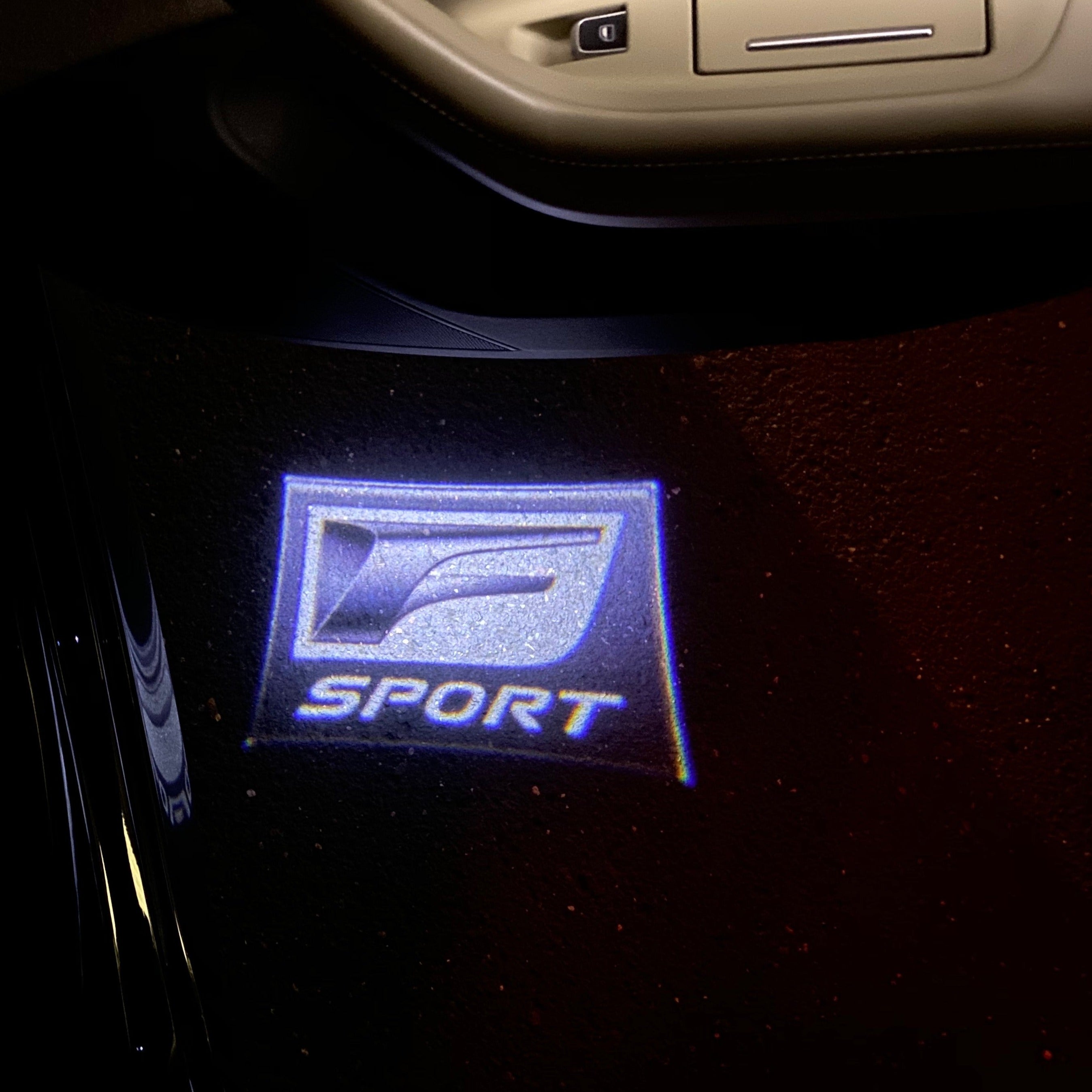 LEXUS  RCF  LOGO PROJECROTR LIGHTS Nr.02 (quantity 1 = 1 sets/2 door lights)