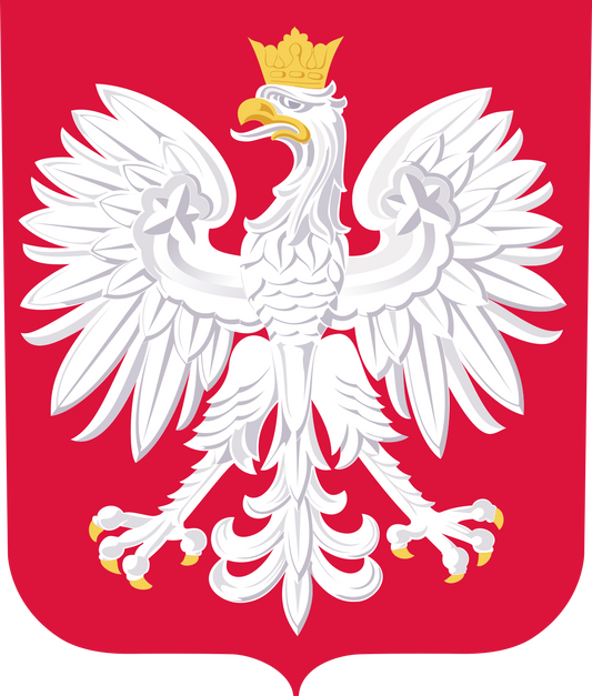 Rzeczpospolita Polska National Flag  logo door lights (quantity 1 = 1 sets / 2 logo film /  Can replace of lights  other logos )