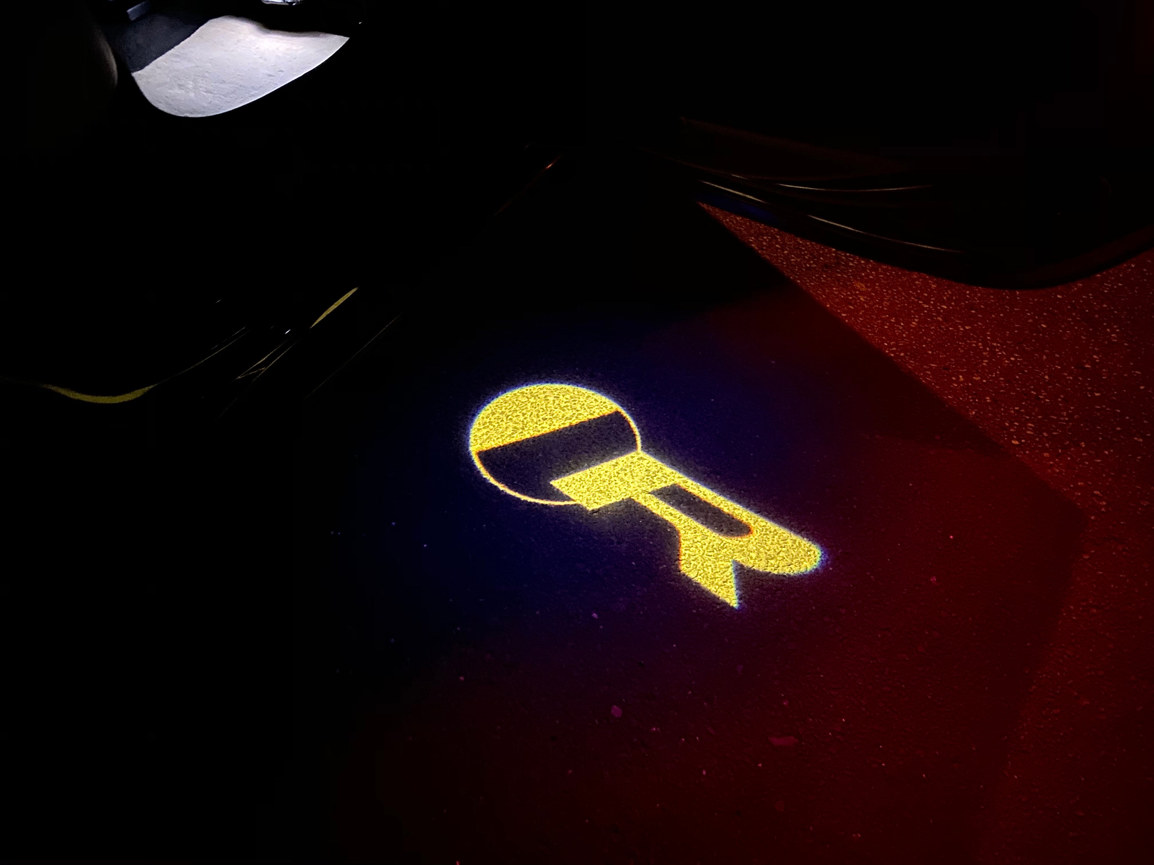 JAGUAR R LOGO PROJECROTR LIGHTS Nr.34 (quantity 1 = 1 sets/2 door lights)