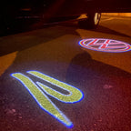 Volkswagen Door lights R Logo  Nr. 154 ( quantity 1 = 2 logo film / 2 door lights)
