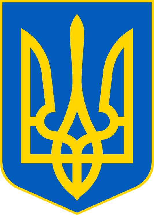 Ukraine Украïна National Flag  logo door lights (quantity 1 = 1 sets / 2 logo film /  Can replace of lights  other logos )