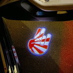 JDM LOGO PROJECTOT LIGHTS Nr.16 (quantity 1 = 1 sets/2 door lights)